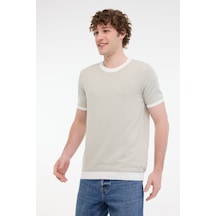 Lumberjack Ml Joe 11ıtl903 5fx Mint Erkek Kısa Kol T-shirt 000000000101983417 Yeşil-beyaz