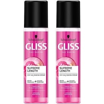 Gliss Supreme Length Uzun Saçlara Özel Durulanmayan Sıvı Saç Kremi 2 x 200 ML