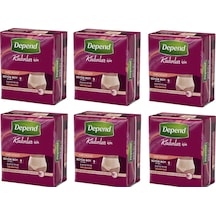 Depend Emici Külot Kadın 54 Adet Büyük Large Beden 9Lu 6 Paket