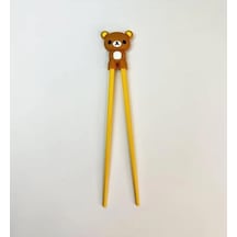 Çocuklar İçin Kolay Kullanım Aparatı Chopstick, Ayıcık Karakterli Çin Çubuğu, Öğretici Chopstick Abanoz