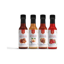 Nish Karamel, Vanilya, Fındık, Çilek Aromalı Şurup 4'lü Set 4x250 Ml - Pet Şişe Diğer