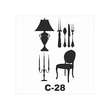 C-28 Artebella Stencil 15X20 CM