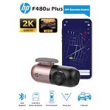 Hp F480u Plus 2k Wdr, Hd Araçiçi Kamera, G Sensörlü, Wi-fi Destekli