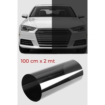 Cam Filmi Siyah Amerikan Çizilmez  Orta ton 100 CM x 2 M