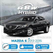 Rbw Hybrid Mazda 6 2013 - 2015 Ön Silecek Takımı - Hibrit