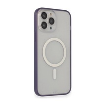 Apple Uyumlu iPhone 14 Pro Kılıf Grand Magneticsafe Kapak - Mor Diğer