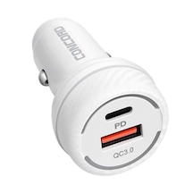Concord C-777 55w Usb Type-c Qc 3.0 Pd 30w Araç Şarj Araç Çakmaklık Hızlı Şarj -