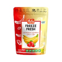Pol's Freeze Fresh Dond.kurutlmş.çilek Ve Muz 20 G - 6 Adet Tarı