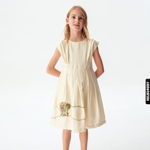Xo Kids Kız Ağaçlı Jile 8-14 Yaş 74316 Kelb14007 Krem