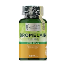 Nature's Supreme Bromelain 500 Mg 60 Kapsül