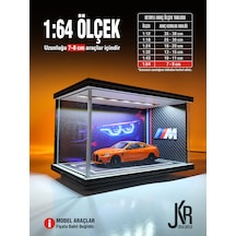 Fast And Furious V3 Diecast Led Işıklı Akrilik Korumalı Stand/diorama 1:64 Ölçek