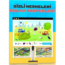 Gizli Nesneleri Bulma Posterleri Laminasyonlu