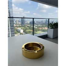 Gold Paslanmaz Çelik Küllük 12 Cm, Nisa131220251857