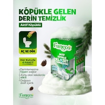 Klozet Tuvalet Wc Temizleyici, Aktif Köpüklü, 1 Kutu, 4 Paket 300g, Ekolojik Doğa Dostu, Çam
