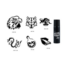 Airbrush Tattoo Vahşi Doğaspray Tattoo Geçici Sprey Dövme Seti