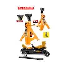 Stilmax 2 Tontekerlekli Araç Krikosu +2 Ton X2ad Çift Sehpa Tip