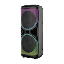 Hepu Hp-985 Partybox Bluetooth Hoparlör 2 6.5 Hoparlör 20w Güç Rgb Işık Tws Destekli