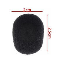 3 Adet Mini Yaka Mikrofon Süngeri Kürsü Mikrofon Süngeri
