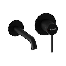 Minimax Round Ankastre Lavabo Batarya Mat Siyah A4353736 Çok Renkli