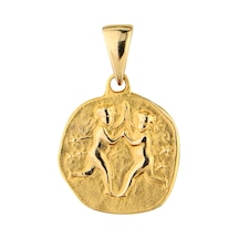 Goldkupe 14 Ayar Altın İkizler Burç Kolye Ucu 1,76 Gr-6387 Altın