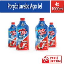Lavabo Açıcı Jel 1000 Ml X 4 Adet