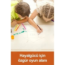 Melolisa Kamp Temalı Dev Boyama Rulosu Bebek Ve Çocuk Için Eğitici 60x250 Cm Aktivite Kağıdı