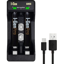 I-gen G211 2'li Aa/aaa/9v Pil Şarj Aleti + 2 Adet Aaa Pro 1100 Mah 1.2v Ni-mh Ince Şarjlı Kalem Pilli Set