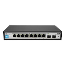 D-lınk 10port 96w 8port Poe Dgs-f1100-10ps-e/e Gıgabıt 2x Sfp Yönetilemez Switch