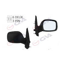 Dış Dikiz Aynası Sağ Kangoo 01 Elektrikli+ısıtmalı+asferik 5 Fiş Vm-132nehr