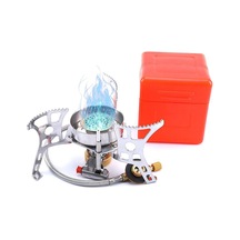 Taşınabilir Gaz Sobası Bölünmüş Gazlı Fırın Açık Kamp Sobası Piezo Ateşleme Sobası/manuel Ateşleme Pizeo Ignition Stove Çok Renkli