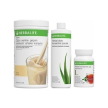 Herbalife Aşağı Kilo Kontrol Seti-1 Vanılyalı Shake Aloe Çay