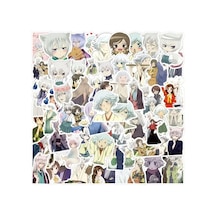 50'li Anime Kamisama Kiss Stickers, Sticker Seti Laptop Notebook Tablet Sticker Seti 1