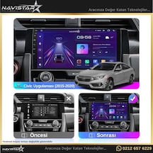 Honda Civic 2+32gb Android 13 Kablosuz Carplay 2015-2020 Navigas
