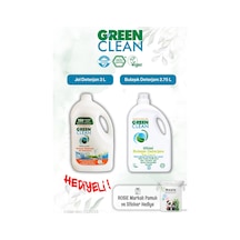 Green Clean 2.75 L Bulaşık Deterjanı, Bulaşık Mak. Jel Deterjan 3l Ve Rosie Pamuk Hediye