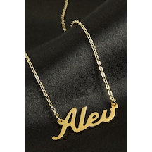 Ilkeshop Alev İsimli Kolye -sarı altın
