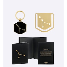 İkizler Burcu Yıldız Haritası Seti (Anahtarlık, Kitap Ayracı, Defter)