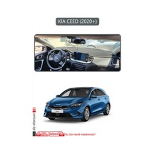 Kia Ceed 2020+torpido Koruma Halısı Gri Kenar