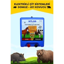 Atlas Elektrikli Çit Cihazı Domuz Ayı Kovucu 5 Yıl Garanti