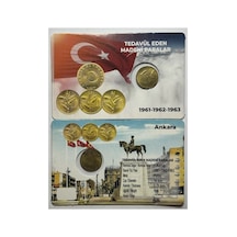 Türkiye 1961 Yılı Pirinç Tedavül 1 Kuruş Özel Kitinde Çil Unc