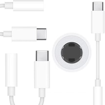 Xiaomi Huawei Samsung Uyumlu Type-C Audio Kulaklık Dönüştürücü Type-C