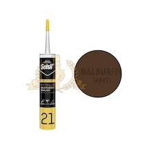 Selsil Silikonize Mastik KAHVERENGİ 500 gr. Kahverengi Kahverengi