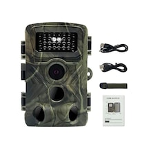 Hallow-pr3000 36mp 1080p Gece Fotoğraf Videosu Çeken Yol Kamerası Kamuflaj Kamuflaj Çok Renkli