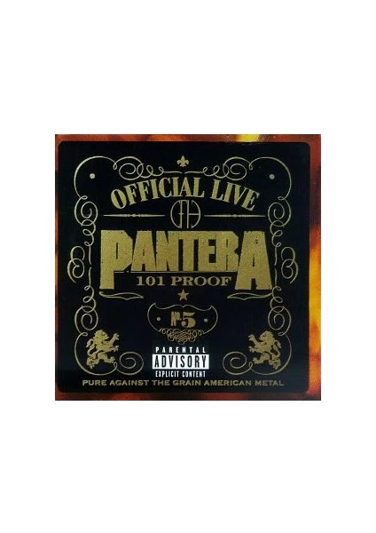 Pantera - Offıcıal Lıve: 101 Proof 2lp Plak
