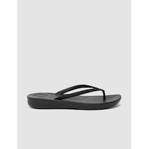 Fitflop Iqushıon Ergonomıc E54 Siyah Kadın Parmak Arası Terlik Siyah
