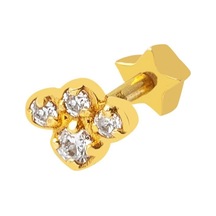 Tektaş 14 Ayar Tragus Altın Küpe Kphss14k22480 Sarı