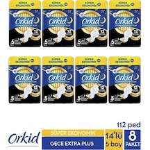 Süper Ekonomik Ultra Gece Extra Plus 14 Ad. 5 Boy X 8 Paket