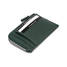 Tergan Yeşil Deri Unisex Kredi Kartlık 00265I5T
