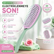 Anti-statik Saç Fırçası Esnek Uçlu, Hava Kanallı, Ergonomik Saplı Saç Açma Ve Tarama Fırçası Islak & Kuru Saçlar İçi