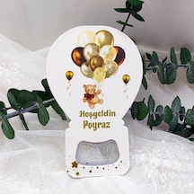 Uçan Balonlu Ayıcık Bebek Magnet 30 Adet