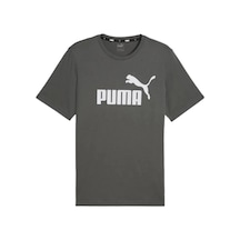 Puma 58666715 Ess Logo Tee Erkek Spor Tişört Gri